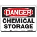 Danger: Chemical Storage Signs