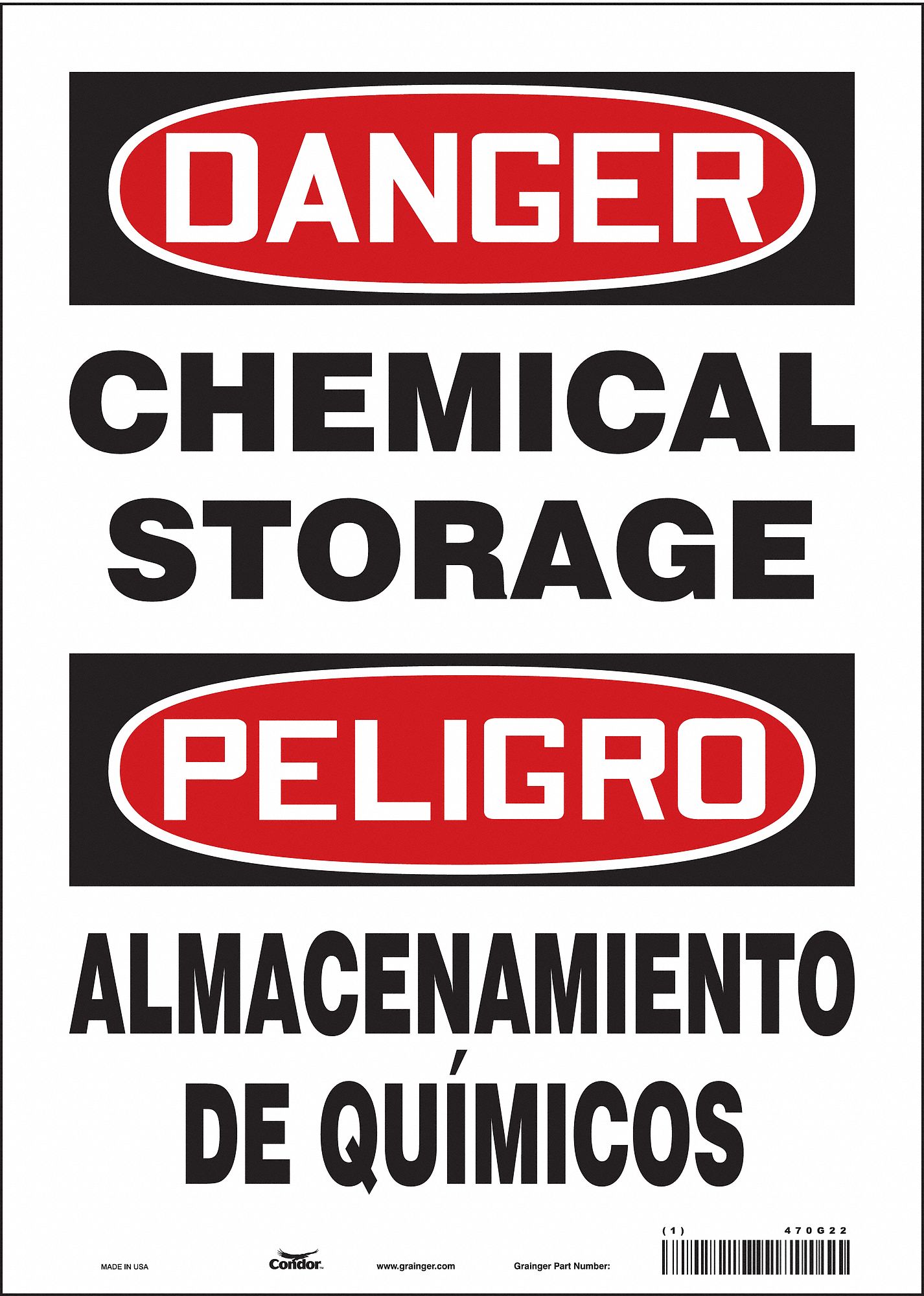Safety Sign: Vinyl, Adhesive Sign Mounting, 14 in x 10 in Nominal Sign Size, Not Retroreflective