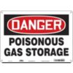 Danger: Poisonous Gas Storage Signs