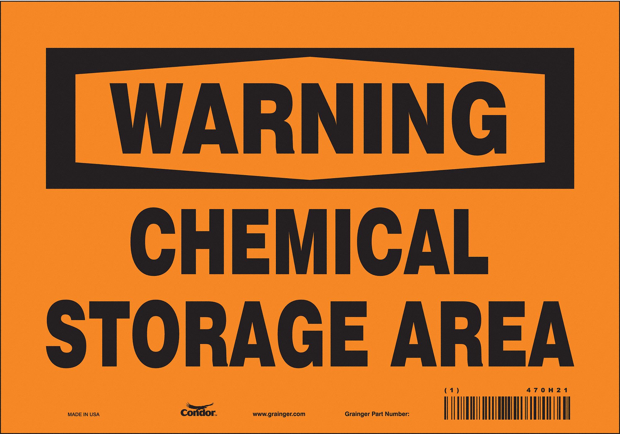 Safety Sign: Vinyl, Adhesive Sign Mounting, 7 in x 10 in Nominal Sign Size, Not Retroreflective