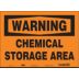 Warning: Chemical Storage Area Signs