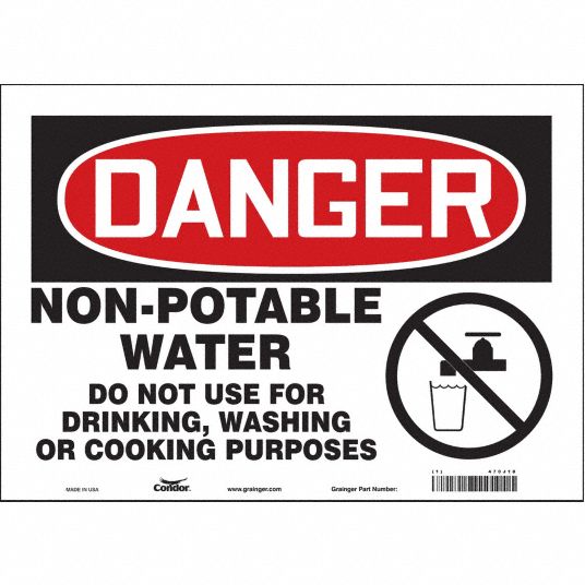 Vinyl, Adhesive Sign Mounting, Safety Sign - 470J18|470J18 - Grainger