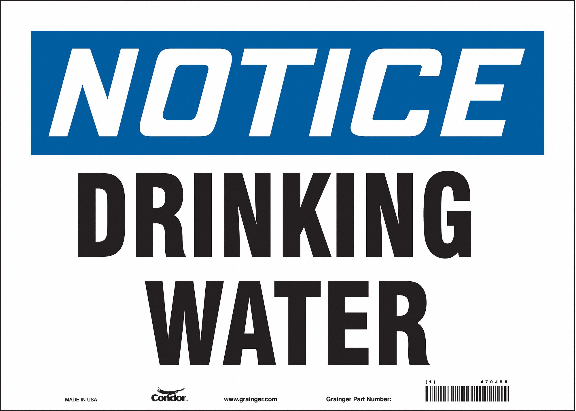 Safety Sign: Vinyl, Adhesive Sign Mounting, 10 in x 14 in Nominal Sign Size, Not Retroreflective