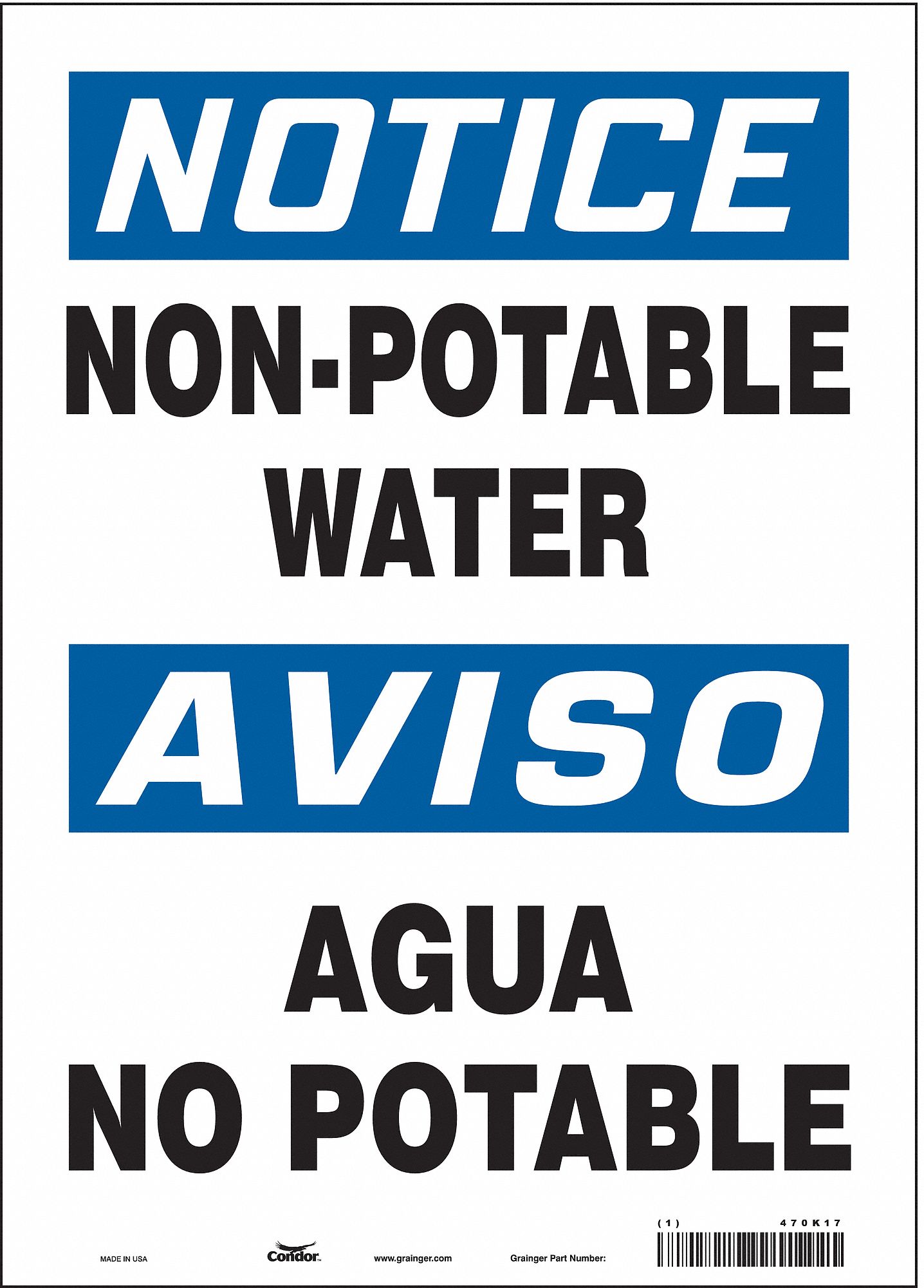 Safety Sign: Vinyl, Adhesive Sign Mounting, 14 in x 10 in Nominal Sign Size, Not Retroreflective