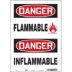 Danger: Flammable/Inflammable Signs