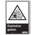 Explosive Gases. Signs