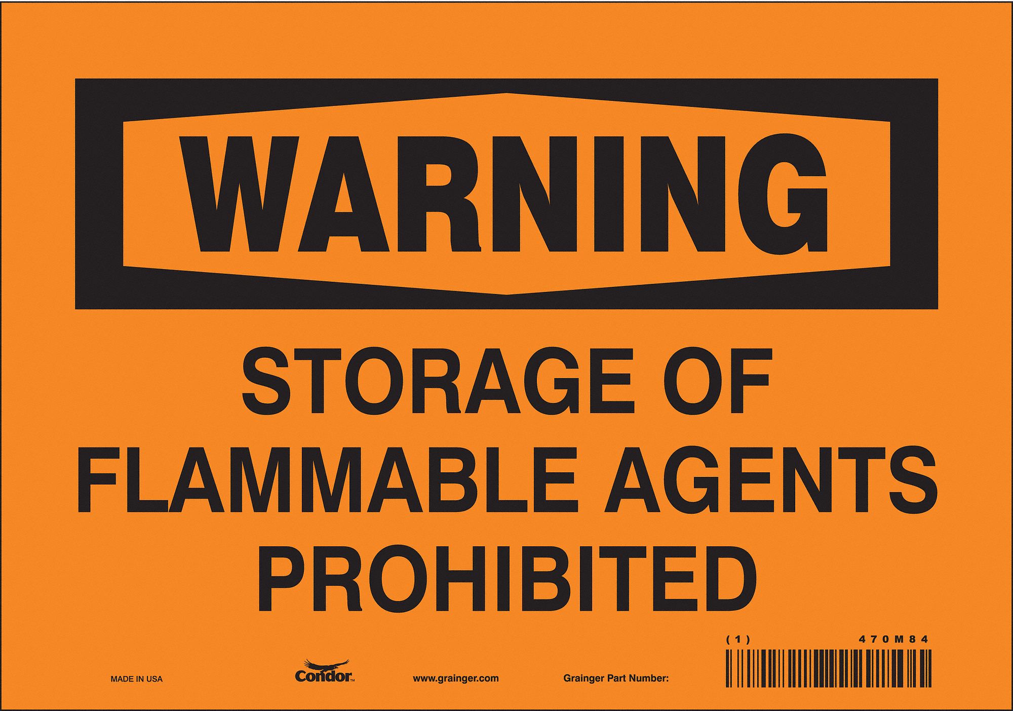 Safety Sign: Vinyl, Adhesive Sign Mounting, 7 in x 10 in Nominal Sign Size, Not Retroreflective