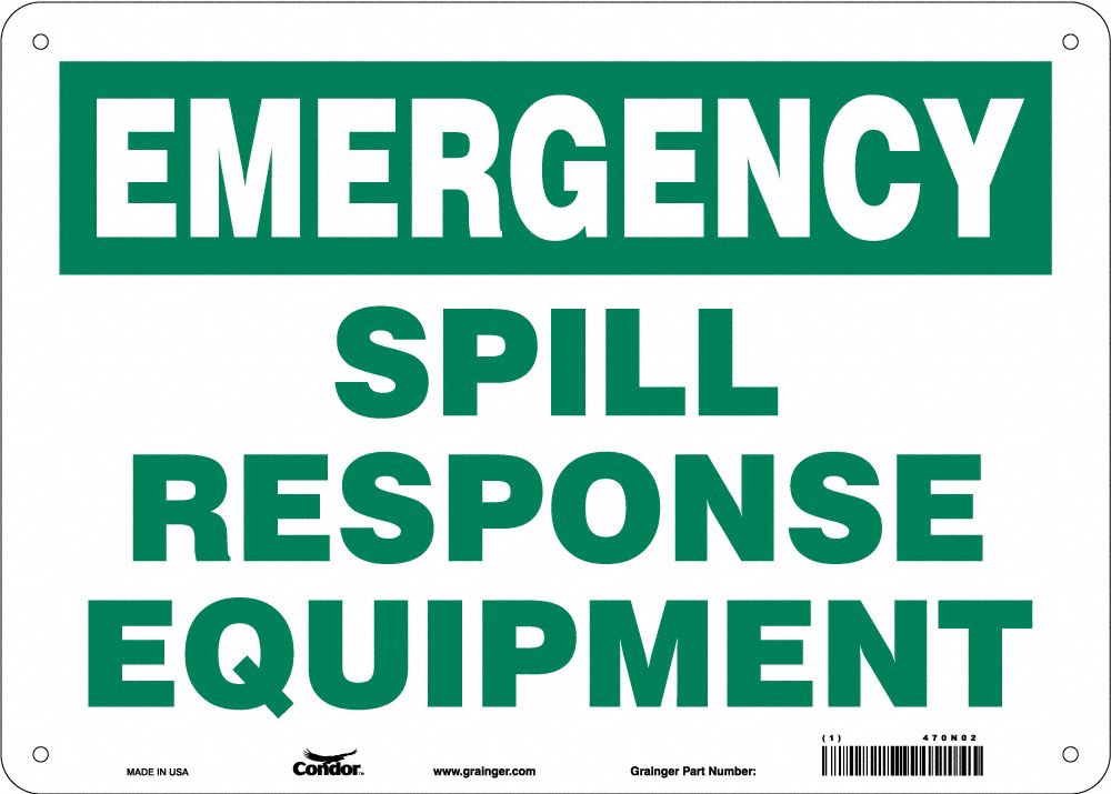 Safety Sign: Aluminum, Mounting Holes Sign Mounting, 10 in x 14 in Nominal Sign Size, 0.032 in Thick