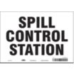 Spill Control Station Signs