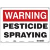 Warning: Pesticide Spraying Signs