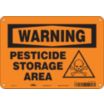 Warning: Pesticide Storage Area Signs