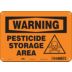 Warning: Pesticide Storage Area Signs