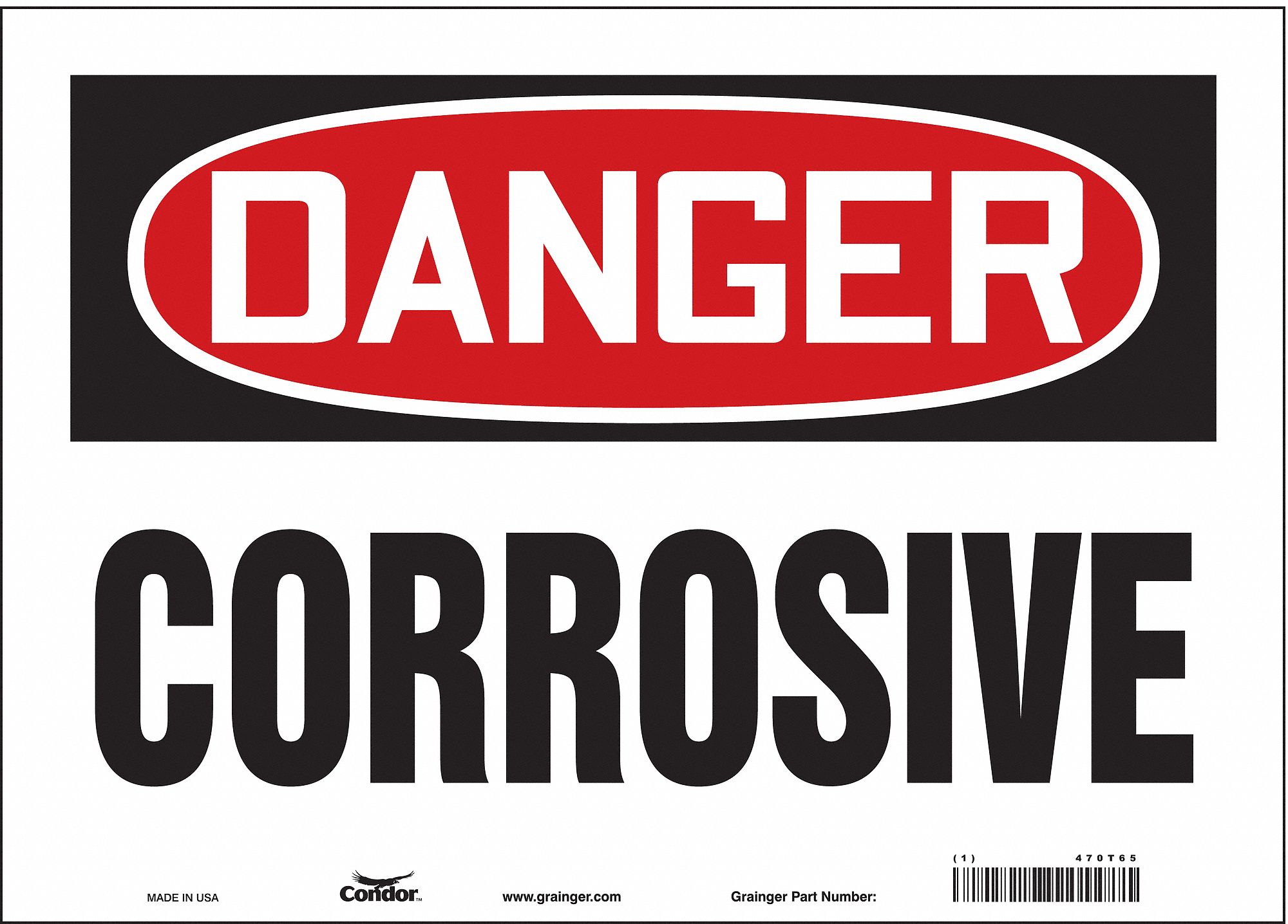 Safety Sign: Vinyl, Adhesive Sign Mounting, 10 in x 14 in Nominal Sign Size, Not Retroreflective