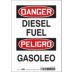Danger/Peligro: Diesel Fuel/Gasoleo Signs