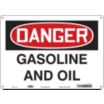 Danger: Gasoline And Oil Signs
