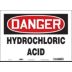 Danger: Hydrochloric Acid Signs