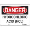 Danger: Hydrochloric Acid (Hcl) Signs