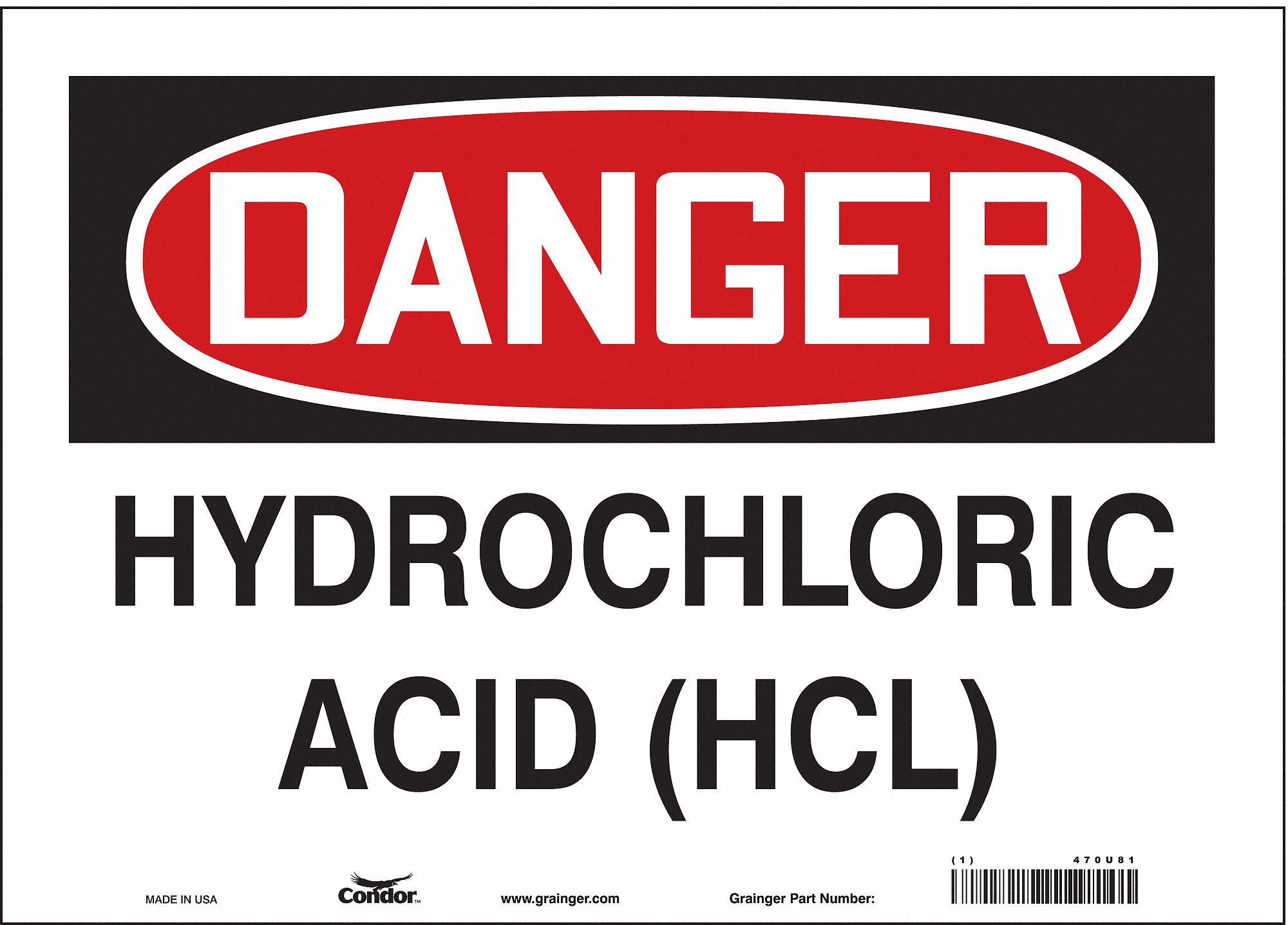 safety hazards of hcl