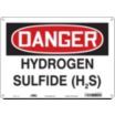 Danger: Hydrogen Sulfide (H2S) Signs