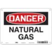 Danger: Natural Gas Signs