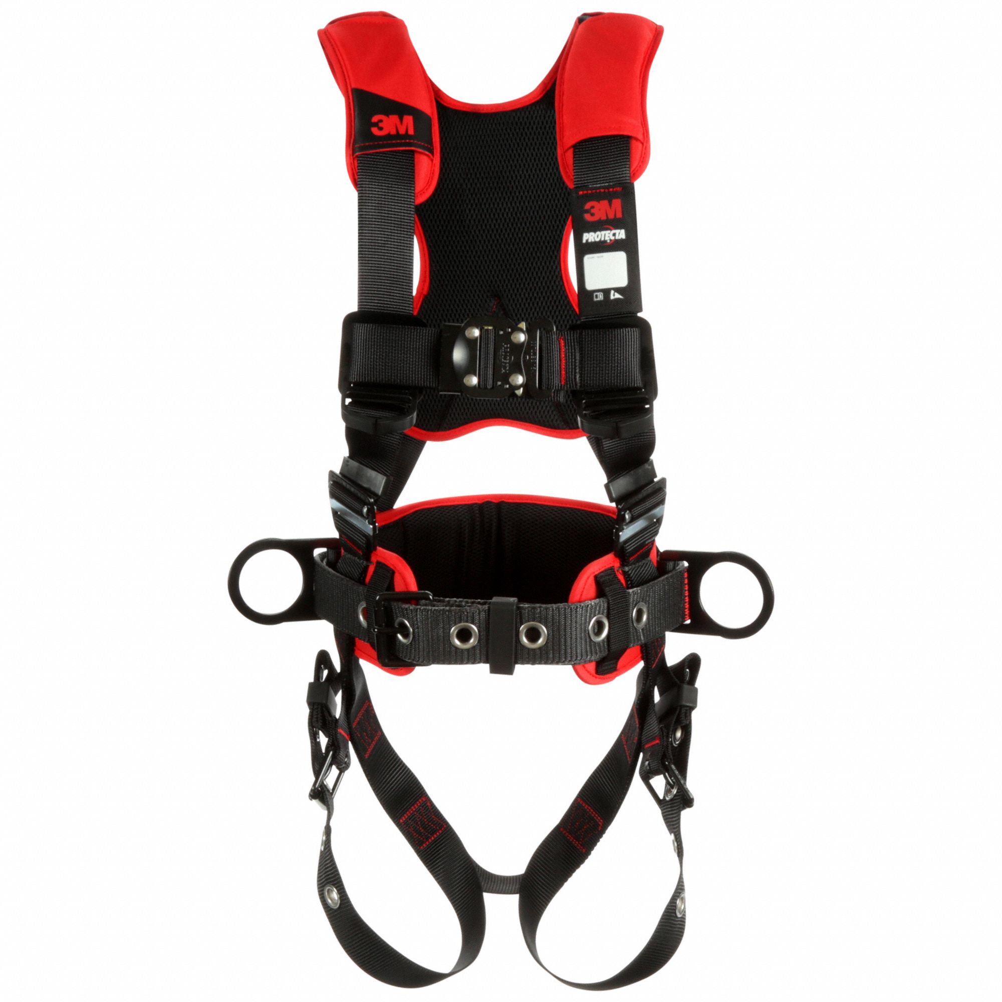 Full Body Harness: Positioning, Vest Harness, Quick-Connect / Tongue, Mating, 2XL, Belt