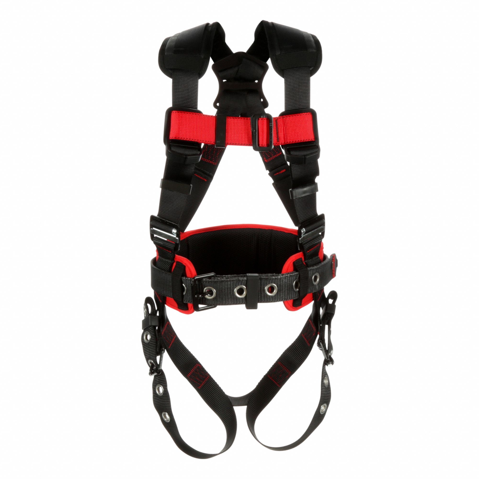 Full Body Harness: Vest Harness, Mating / Tongue, Mating, 2XL, Belt, Padded, Steel