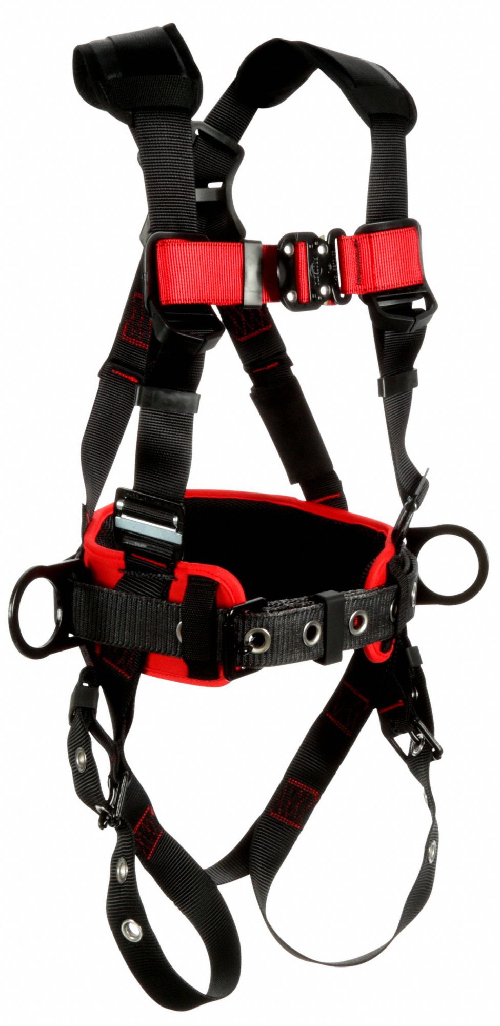 3M PROTECTA Full Body Harness, 420 lb, Black S 470W561161308