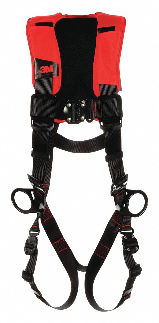 3M PROTECTA Full Body Harness, 420 lb, Black - M/L - 470W64|1161401 ...