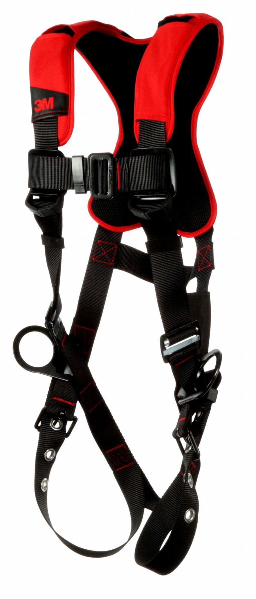 3M PROTECTA Full Body Harness, 420 lb, Black - 2XL - 470W73|1161416 ...