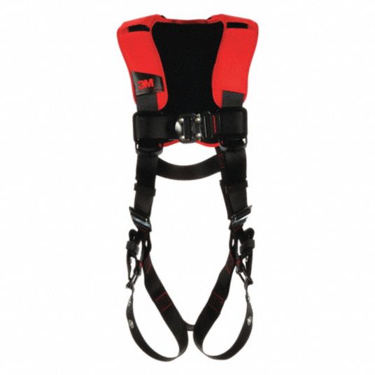 3m Protecta Full Body Harness, 420 Lb, Black - Xl - 470w79