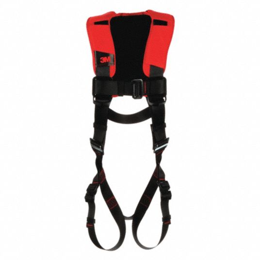 3M PROTECTA Full Body Harness, 420 lb, Black M/L 470W811161424
