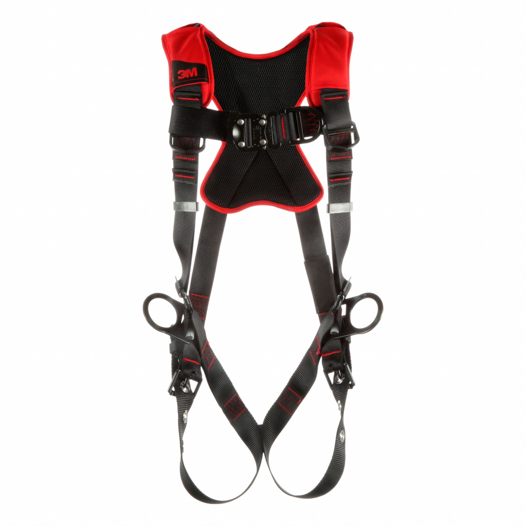 Full Body Harness: Vest, Quick-Connect / Tongue Buckles, M/L, 420 lb Capacity
