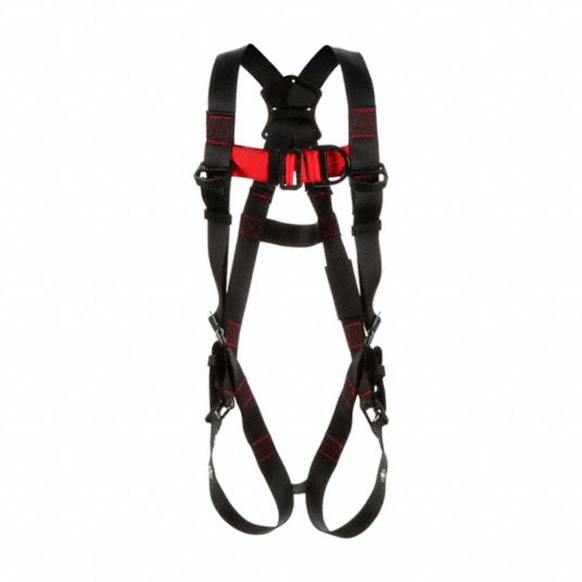 3M PROTECTA Full Body Harness, 420 lb, Black - M/L - 470X24|1161521 ...