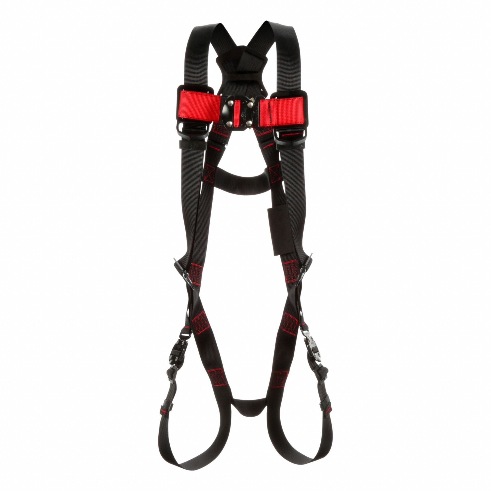 Full Body Harness: Vest Harness, Quick-Connect / Quick-Connect, Mating, 2XL, Steel