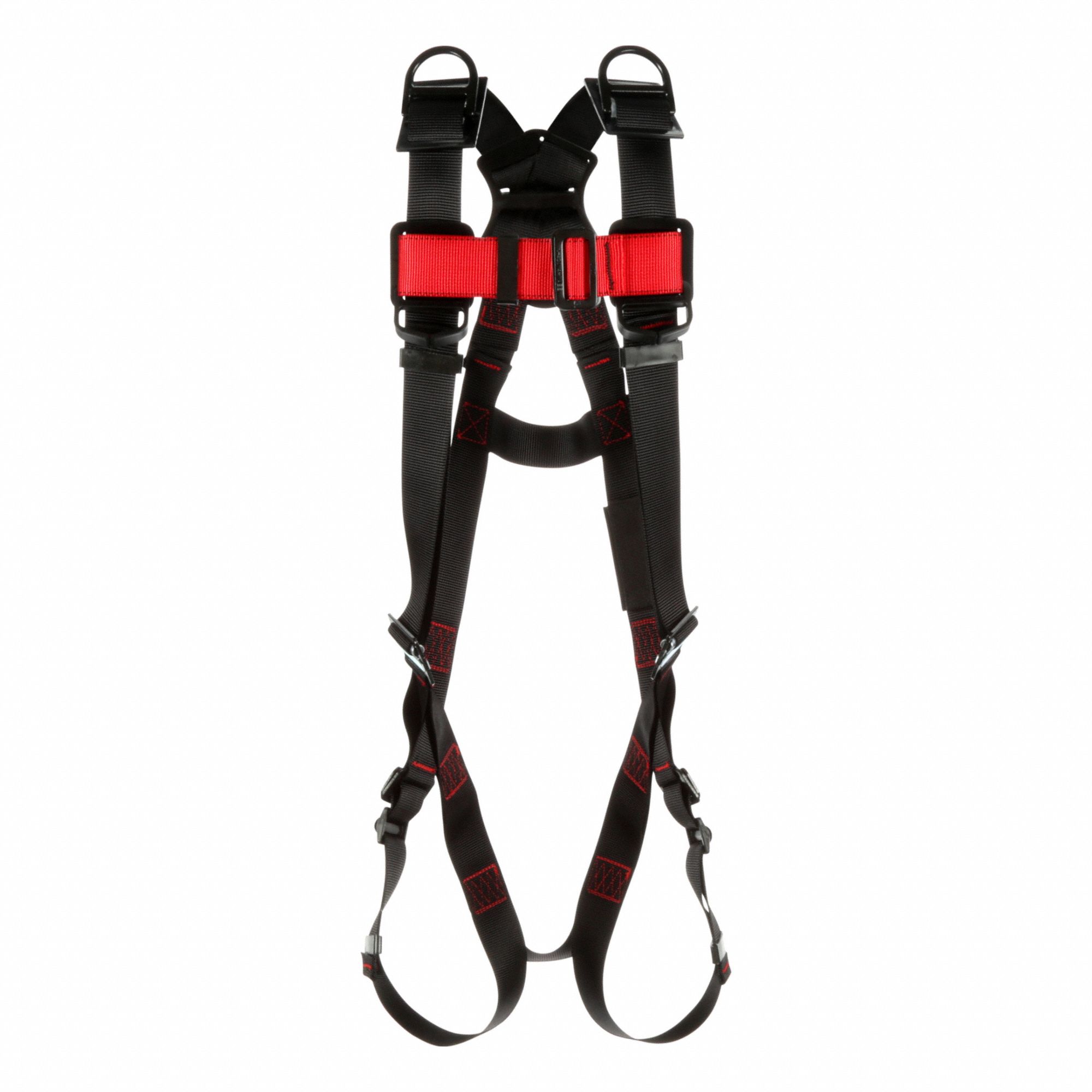 Full Body Harness: Confined Spaces, Vest Harness, Mating / Mating, Mating, 2XL, Black