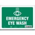 Emergency Eye Wash Signs