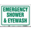 Emergency Shower & Eyewash Signs