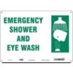 Emergency Shower And Eye Wash Signs