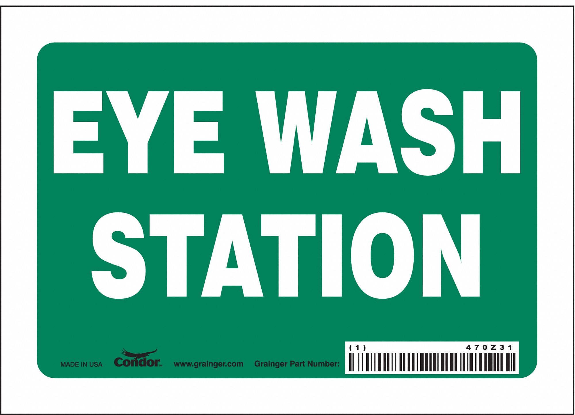 Safety Sign: Vinyl, Adhesive Sign Mounting, 5 in x 7 in Nominal Sign Size, Not Retroreflective