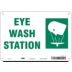 Eye Wash Station Signs