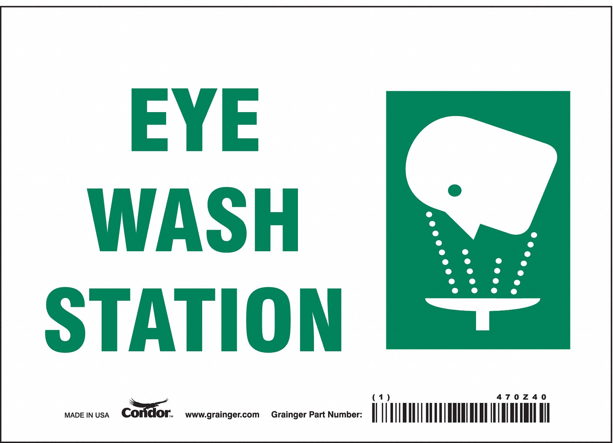 PANNEAU SECURITE,5PO X 7PO,VINYLE