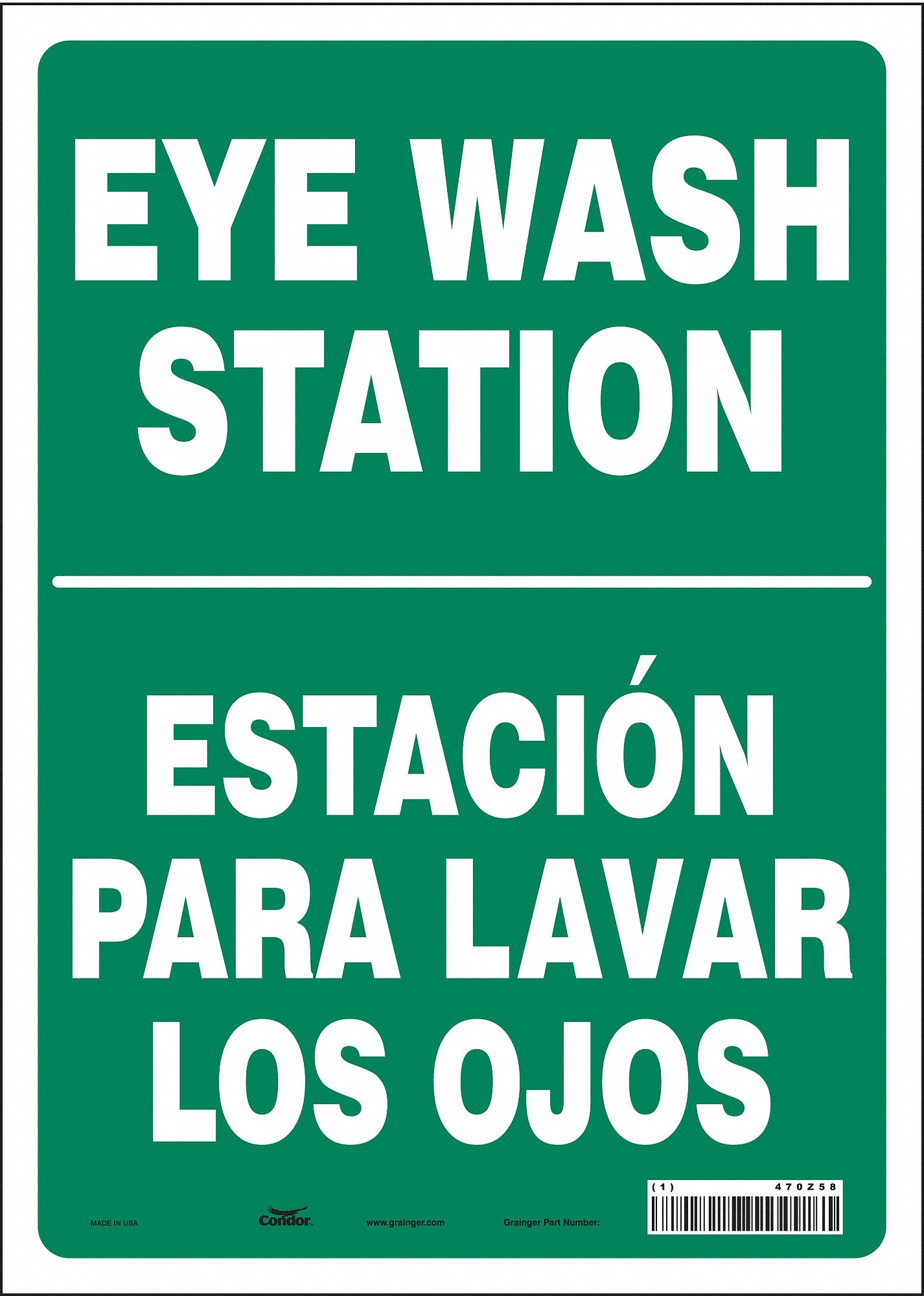 Safety Sign: Vinyl, Adhesive Sign Mounting, 14 in x 10 in Nominal Sign Size, Not Retroreflective