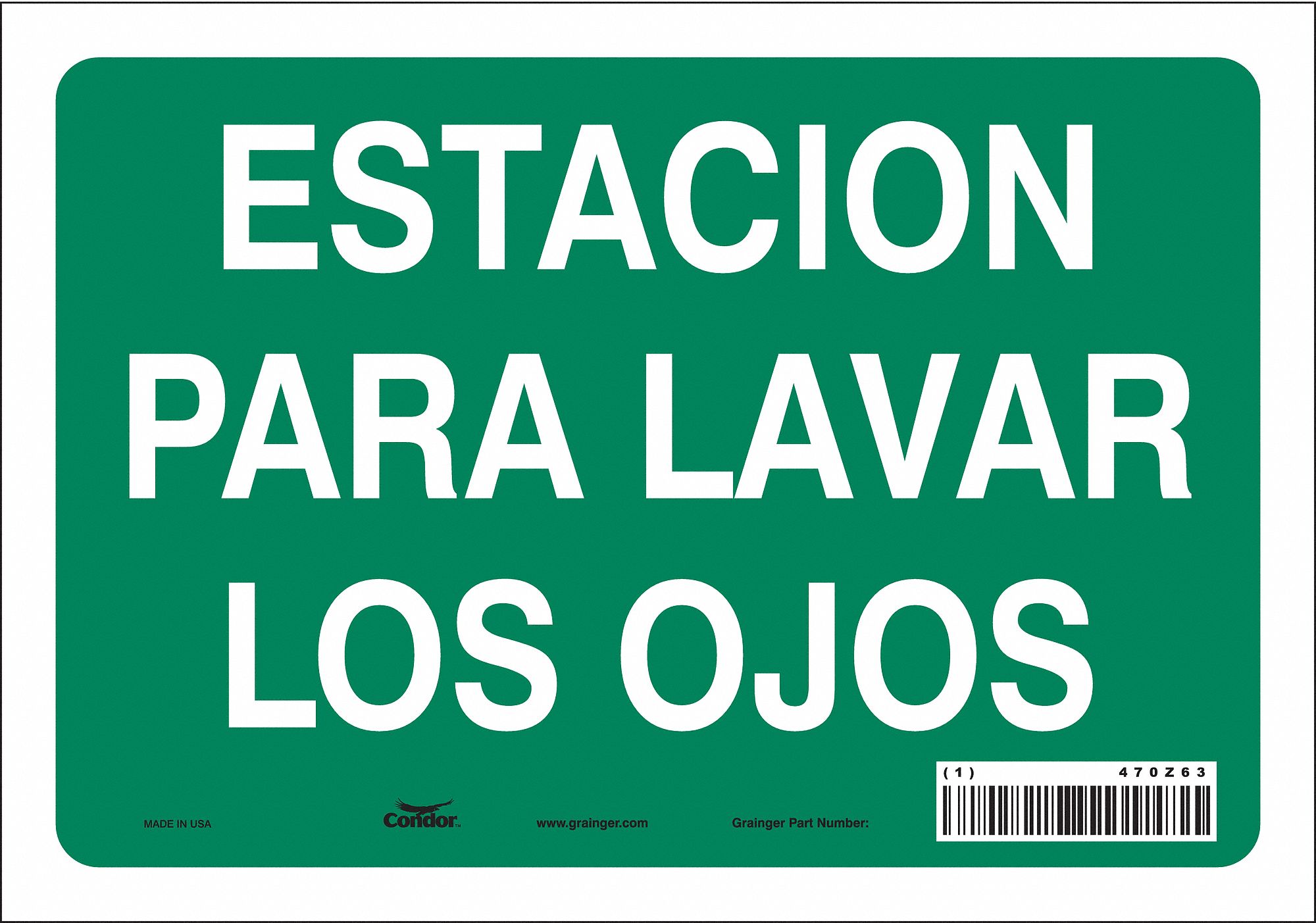 Safety Sign: Vinyl, Adhesive Sign Mounting, 7 in x 10 in Nominal Sign Size, Not Retroreflective