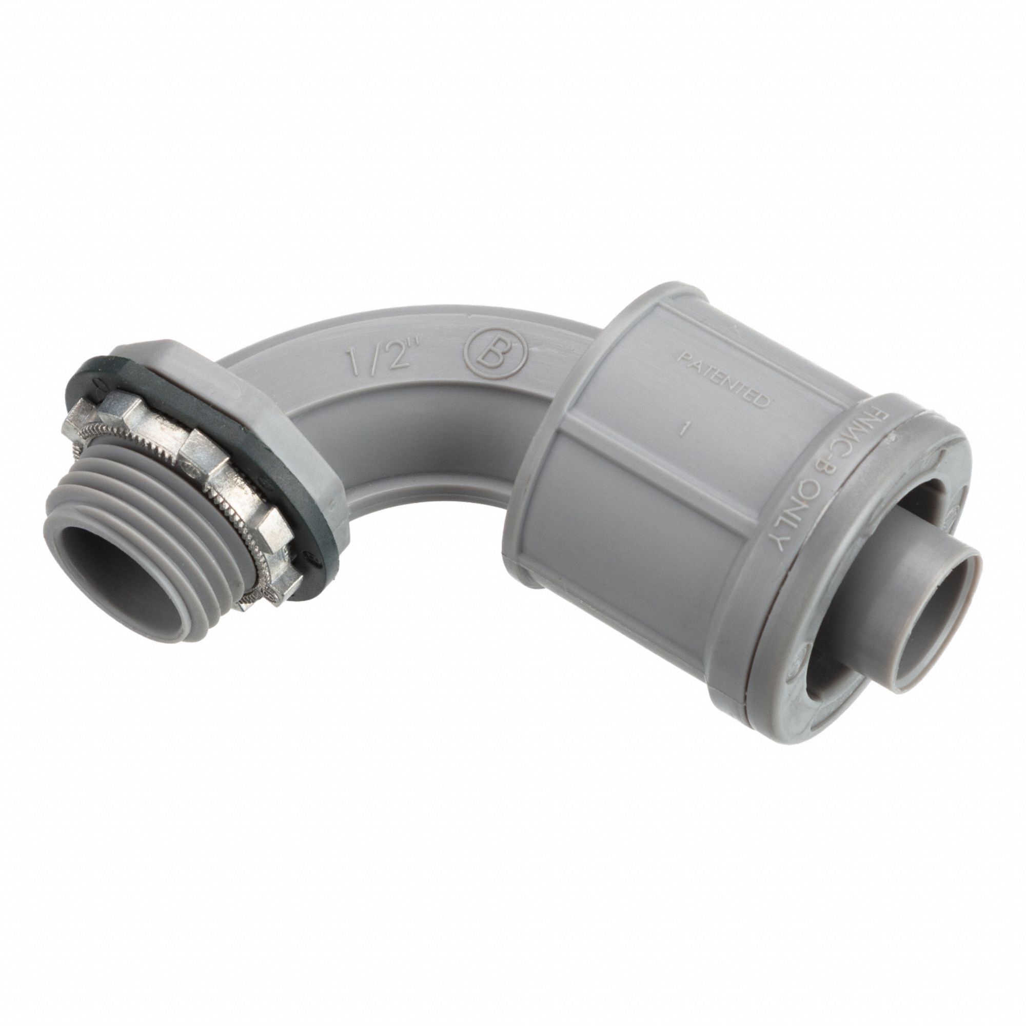 Conduit Fitting: Plastic, 1 in Trade Size, 90°, Non-Insulated