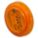 CLEARANCE MARKER LAMP, LED, ROUND, AMBER, BRACKET/GROMMET, PL-10 CONNECTOR
