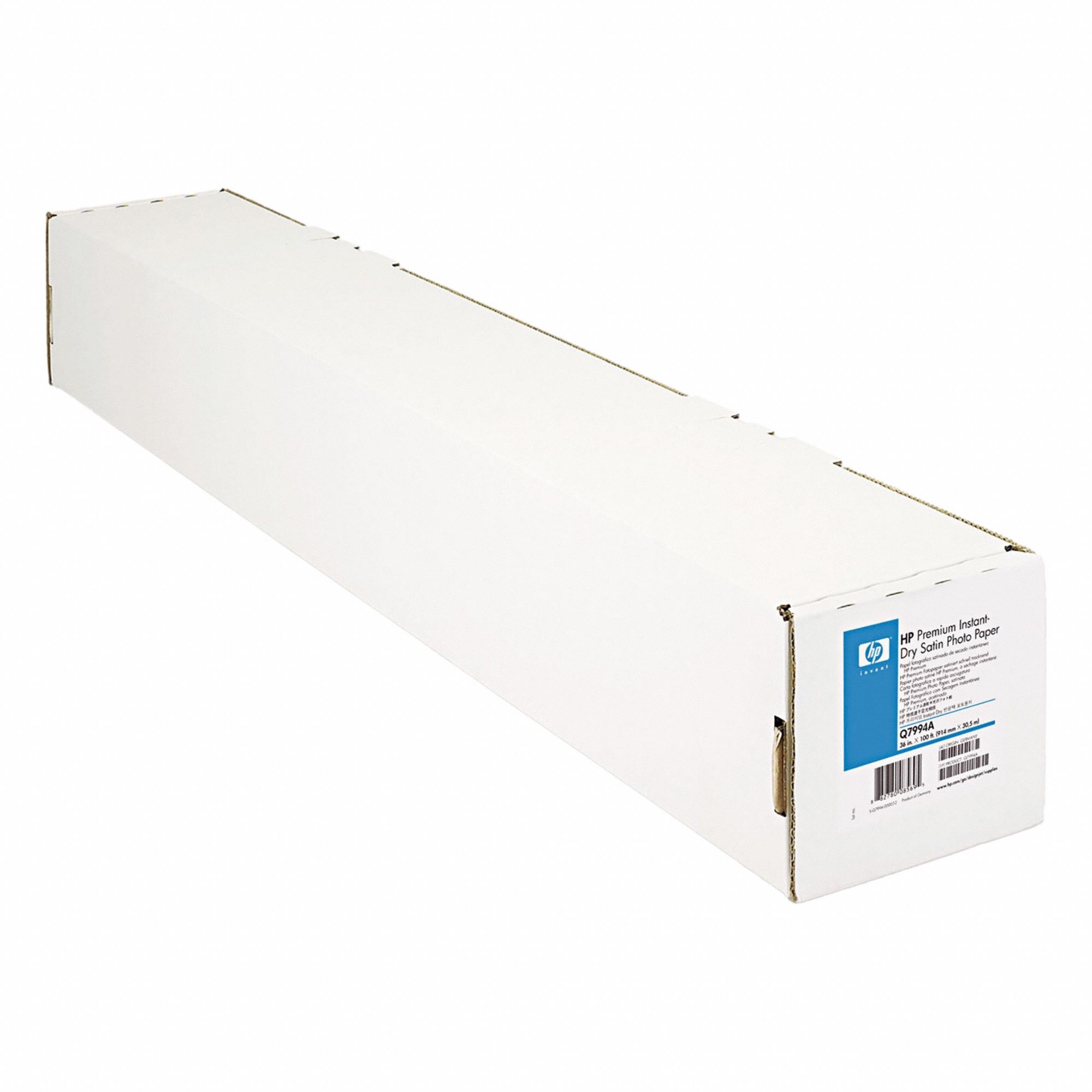 Photo Paper: Satin, 36 in, 100 ft, 10.3 mil, 92 Brightness, Roll, White