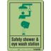 Safety Shower & Eye Wash Station Signs