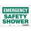 Emergency: Safety Shower Signs