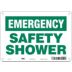 Emergency: Safety Shower Signs