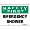 Safety First: Emergency Shower Signs